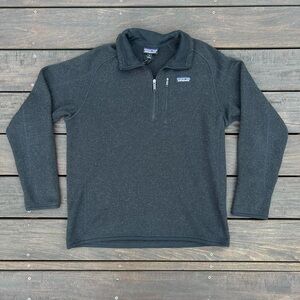 ❌SOLD❌ Grey Patagonia Sweatshirt Quarter Zip Fleece